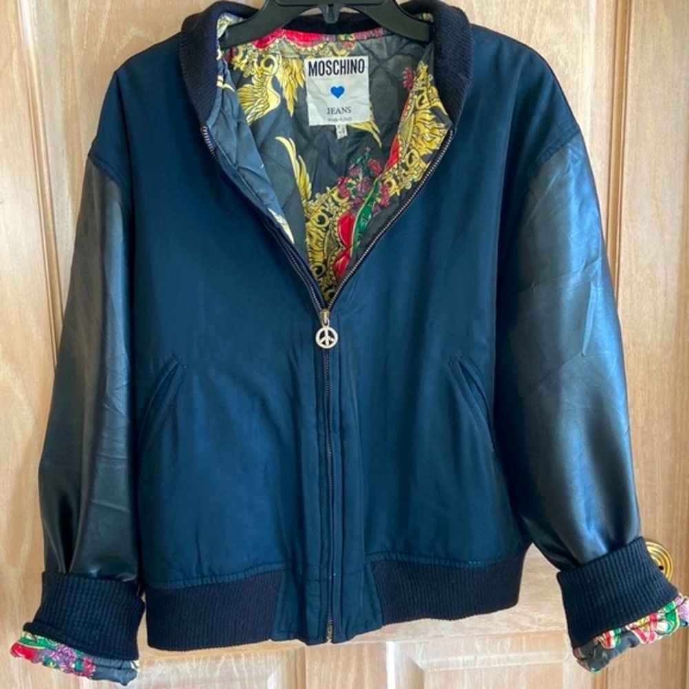 Moschino Jeans 1990s Vintage Bomber Jacket